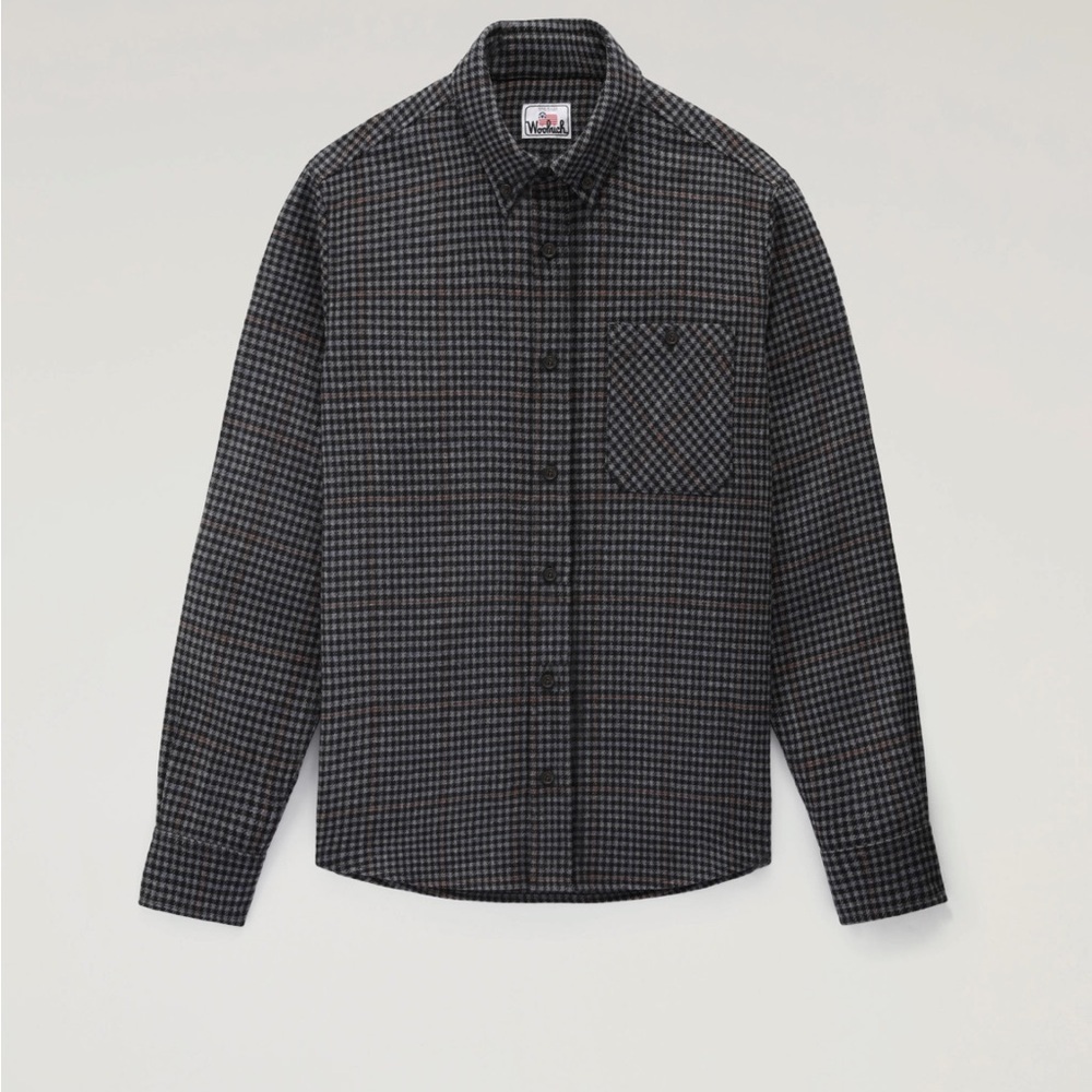 Woolrich Wool Blend Trout Run Plaid Flannel Shirt